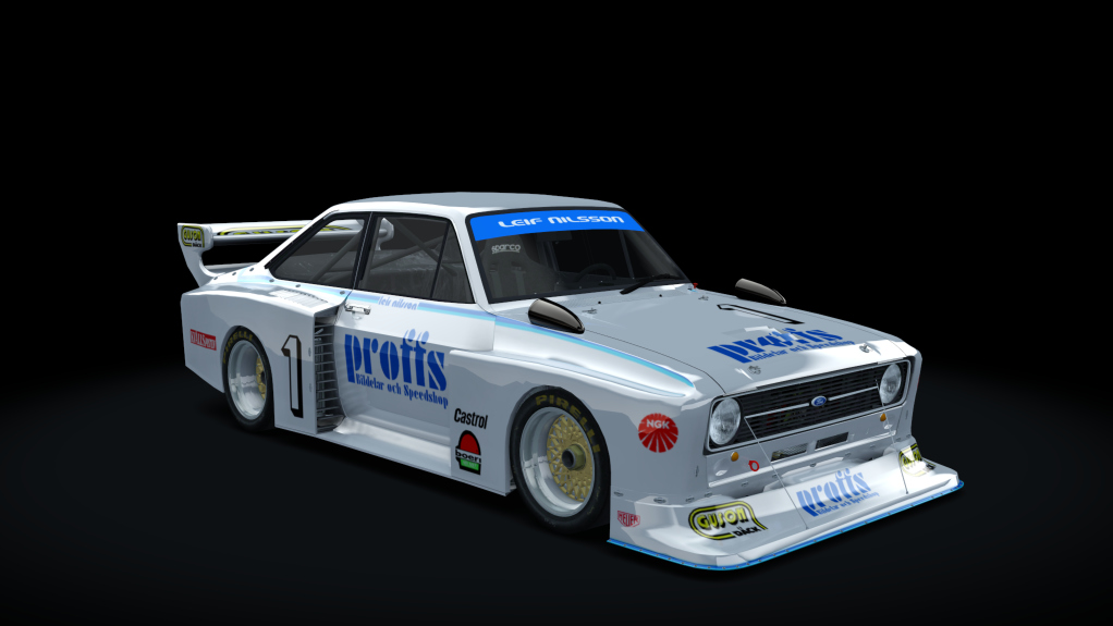 Ford Escort  Zakspeed MKII RS Turbo DRM Div II, skin Proffs