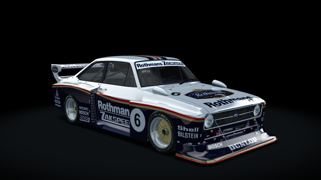 Ford Escort  Zakspeed MKII RS Turbo DRM Div II, skin Rothmans_6