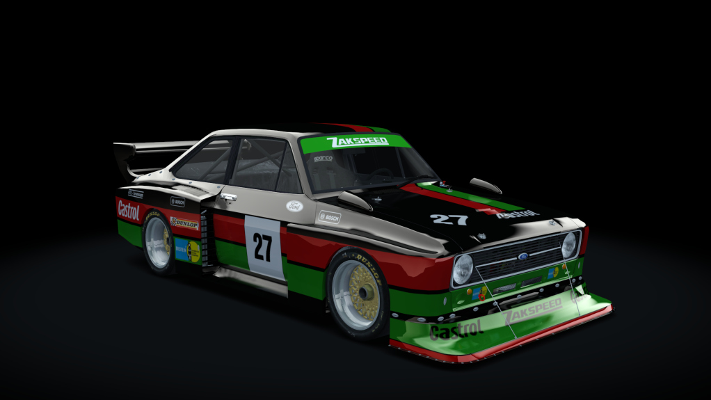 Ford Escort  Zakspeed MKII RS Turbo DRM Div II, skin castrol_black