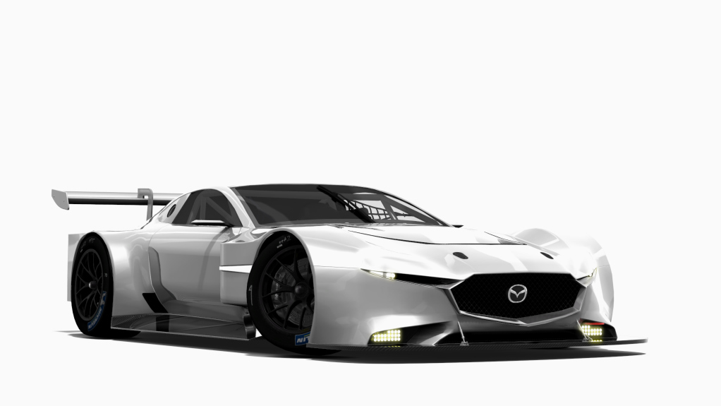 Mazda RX-Vision GT3, skin Aluminium Metallic