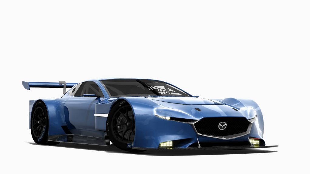 Mazda RX-Vision GT3, skin Aurora Blue Mica