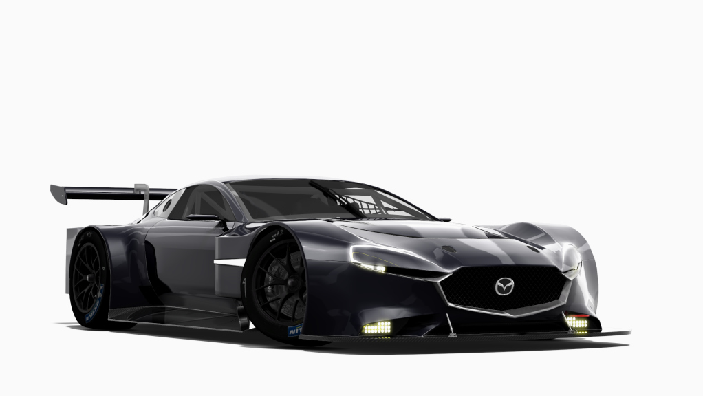 Mazda RX-Vision GT3, skin Brilliant Black Mica