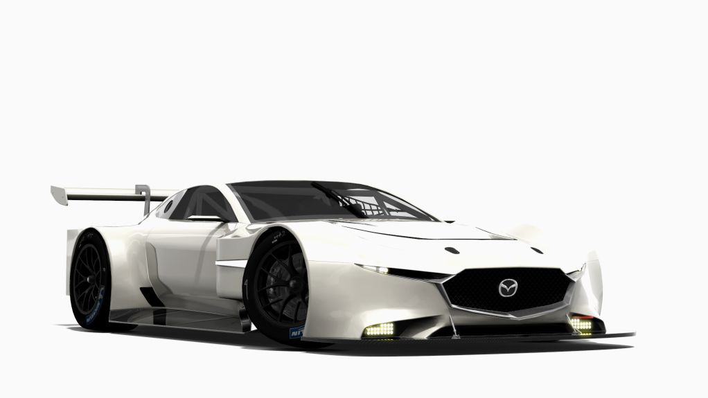 Mazda RX-Vision GT3, skin Crystal White