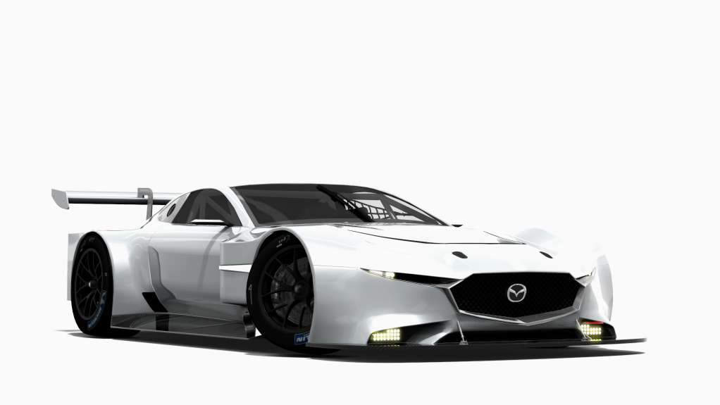 Mazda RX-Vision GT3, skin Highlight Silver Metallic