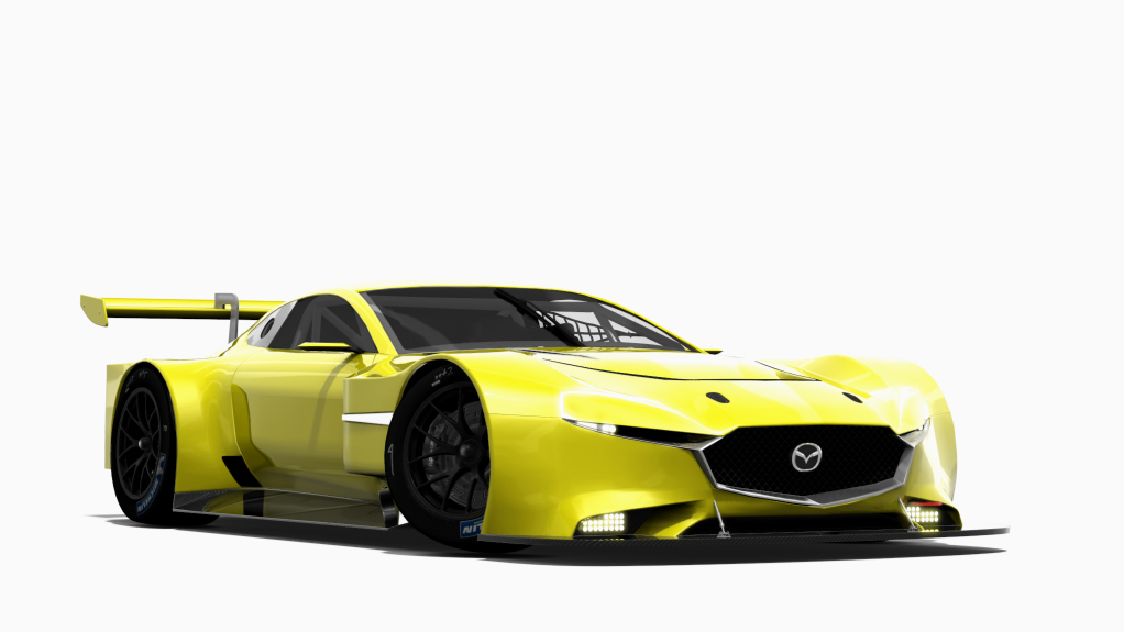 Mazda RX-Vision GT3, skin Lightning Yellow