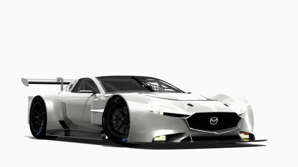 Mazda RX-Vision GT3, skin Moist Silver Metallic