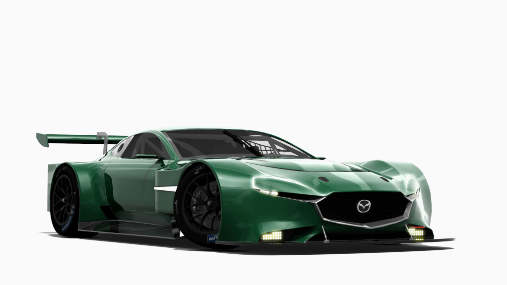 Mazda RX-Vision GT3, skin Nordic Green Mica