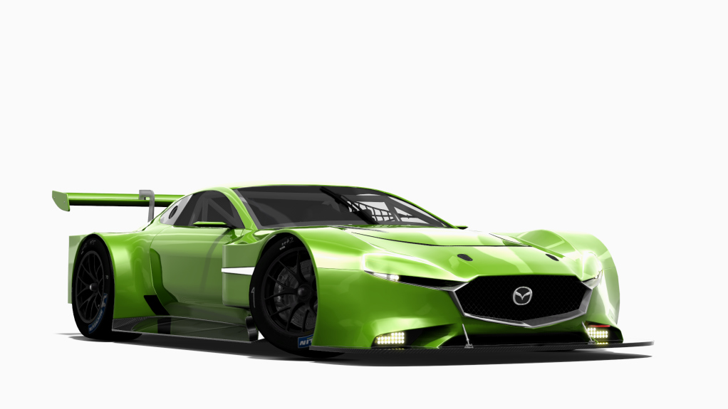 Mazda RX-Vision GT3, skin Spirited Green Metallic