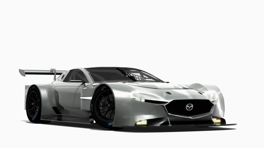 Mazda RX-Vision GT3, skin Titanium Gray Metallic